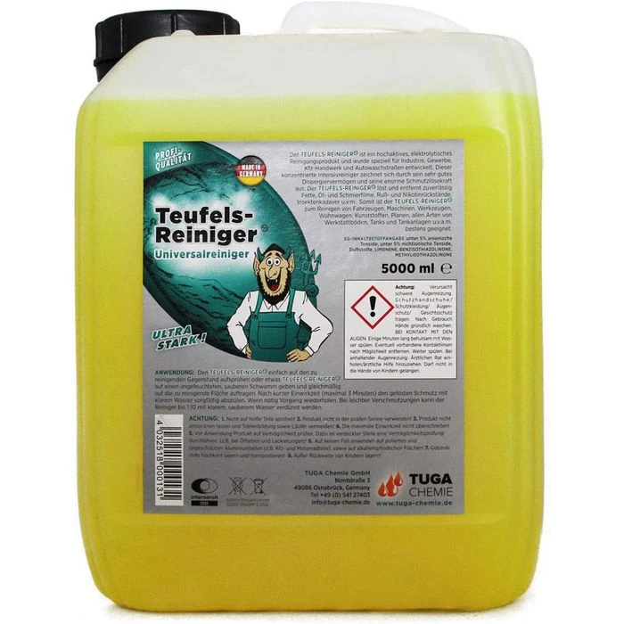 Tuga-Chemie Universalreiniger Teufels-Reiniger, Kanister, TR-5-D, 5 Liter 3 Tuga-Chemie Universalreiniger Teufels-Reiniger, Kanister, TR-5-D, 5 Liter