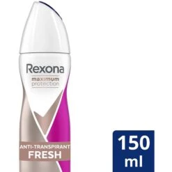 Rexona Deodorant Maximum Protection Fresh, 150ml, Für Damen, Antitranspirant, Spray -Franz-Mensch Shop 0a9869e4caa70183f2e8525f05b11b5b51e87fc8 deodorant rexona maximum protection fresh 150ml