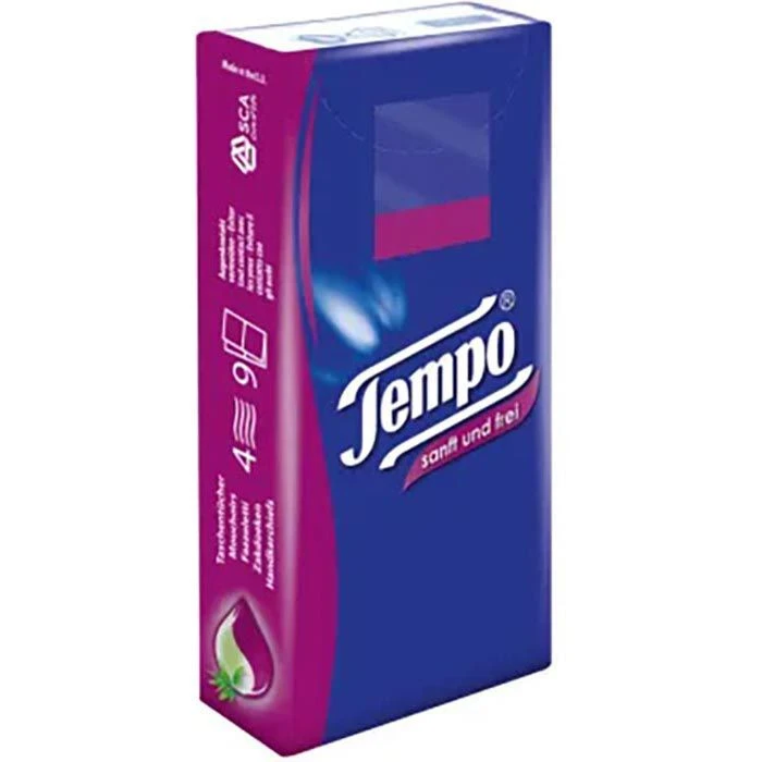 Tempo Taschentücher Sanft Und Frei, 4-lagig, 10 Päckchen 4 Tempo Taschentücher Sanft Und Frei, 4-lagig, 10 Päckchen – Bild 2