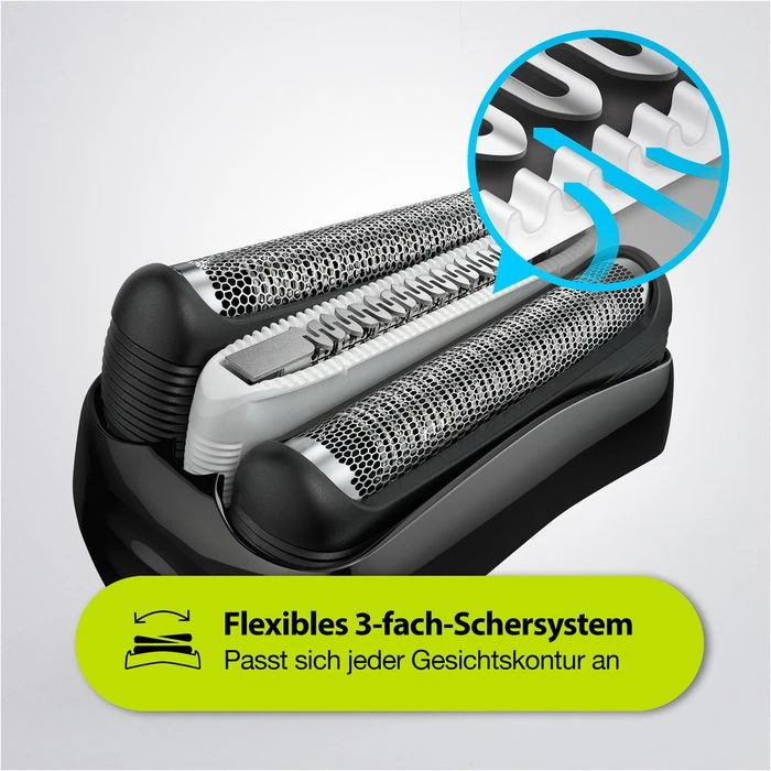 Braun Rasierer Series 3 Shave&Style 3000BT, 3 In 1, Für Männer, Trockenrasierer, Trimmer 7 Braun Rasierer Series 3 Shave&Style 3000BT, 3 In 1, Für Männer, Trockenrasierer, Trimmer – Bild 5