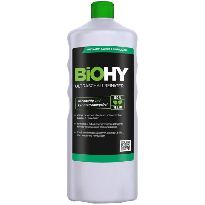 BiOHY Ultraschallreiniger 100% Vegan, Konzentrat, Bio, Nachhaltig, 1 Liter 3 BiOHY Ultraschallreiniger 100% Vegan, Konzentrat, Bio, Nachhaltig, 1 Liter