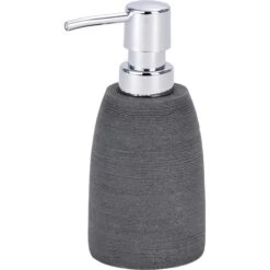 Wenko Seifenspender Goa, 21719100, Kunststein, Grau, 210ml