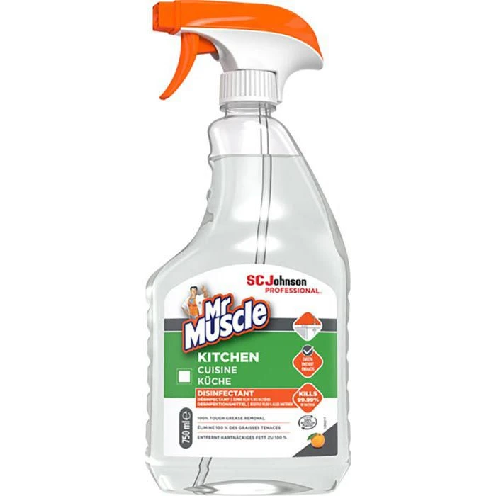 Mr.Muscle Hygienereiniger Küchenreiniger, Spray, Desinfizierend, 750ml 3 Mr.Muscle Hygienereiniger Küchenreiniger, Spray, Desinfizierend, 750ml