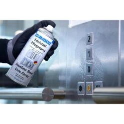 WEICON Edelstahlreiniger Edelstahl-Pflegespray, Für Innen- & Außenbereich, Antistatisch, 400ml -Franz-Mensch Shop 233807a30e56856fbcea9de9e510907ec400e167 edelstahlreiniger weicon edelstahl pflegespray