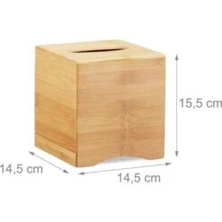 Relaxdays Kosmetiktücherbox Quadratisch, Aus Bambus, 14,7 X 14,8 X 15,6 Cm, Braun -Franz-Mensch Shop 2402692a16cb3a823624c8e2df205b717ebb19c2 kosmetiktuecherbox relaxdays quadratisch