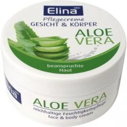 Elina-med Hautcreme Pflegecreme, Gesicht & Körper, Aloe Vera, 150ml
