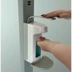 Helit Desinfektionsmittelspender The Aseptic, Mit Ständer, Stehend, Grau, 1000ml -Franz-Mensch Shop 285e61178481ac59a84ded2e60d727049269d90d desinfektionsmittelspender helit the aseptic