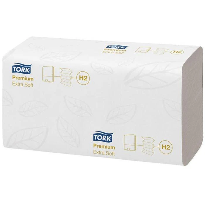 Tork 100297 Xpress Premium Extra Soft, 2-lagig, 21x34 Cm, Interfold, H2, 2100 Stück, Papierhandtücher 6 Tork 100297 Xpress Premium Extra Soft, 2-lagig, 21x34 Cm, Interfold, H2, 2100 Stück, Papierhandtücher – Bild 4