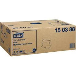Tork Papierhandtücher Xpress Universal, 150388, H2, 2-lagig, Interfold-Falz 21x24 Cm, 4740 Stück, Blau -Franz-Mensch Shop 2f2b8618022eda150df3c2ef4c422823e52db7a2 papierhandtuecher tork xpress universal 150388 h2