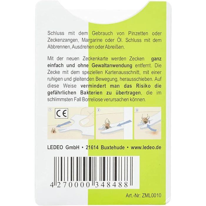 LEDEO Zeckenkarte Mit Lupe, Für Mensch Und Tier, Mit Hülle U. Kurzbeschreibung 6 LEDEO Zeckenkarte Mit Lupe, Für Mensch Und Tier, Mit Hülle U. Kurzbeschreibung – Bild 4