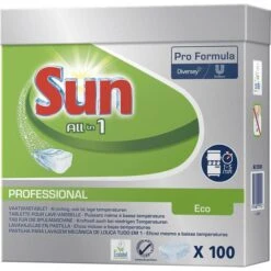 SUN® Sun Spülmaschinentabs Professional All In 1 Eco, 7522969, Geschirr-Reiniger, 100 Tabs