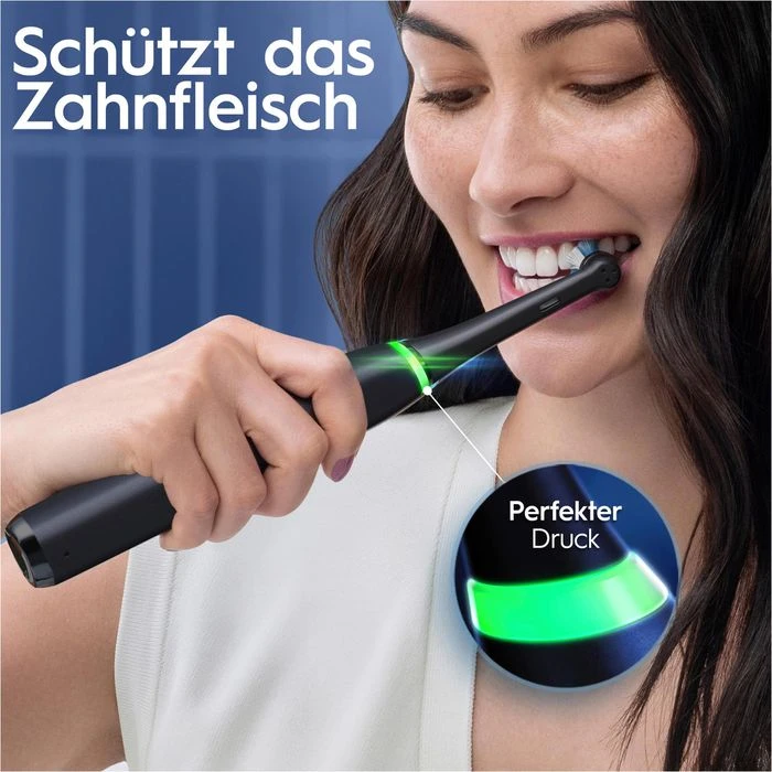 Oral B Oral-B Elektrische-Zahnbürste IO Series 8N, Black, 6 Putzmodi, Mit Reiseetui Und 2 Aufsteckbürsten 8 Oral B Oral-B Elektrische-Zahnbürste IO Series 8N, Black, 6 Putzmodi, Mit Reiseetui Und 2 Aufsteckbürsten – Bild 6