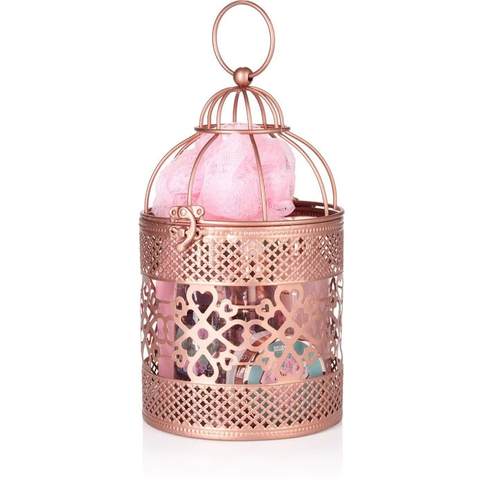 BRUBAKER Geschenkset Cosmetics Roségold, Bade- & Dusch-Set Mit Oriental. Windlicht 7-teilig 4 BRUBAKER Geschenkset Cosmetics Roségold, Bade- & Dusch-Set Mit Oriental. Windlicht 7-teilig – Bild 2