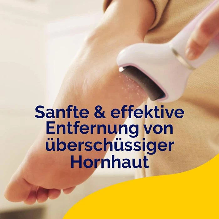 Scholl Hornhautentferner ExpertCare, Blau, Elektrisch, Extra Starke Körnung 7 Scholl Hornhautentferner ExpertCare, Blau, Elektrisch, Extra Starke Körnung – Bild 5