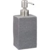 Relaxdays Seifenspender Steinoptik Eckig, Grau, Kunststein, Mit Edelstahlpumpe, 200ml -Franz-Mensch Shop 4cc41b229f711510da1e81bd7368ecabb285ab16 seifenspender relaxdays steinoptik eckig grau
