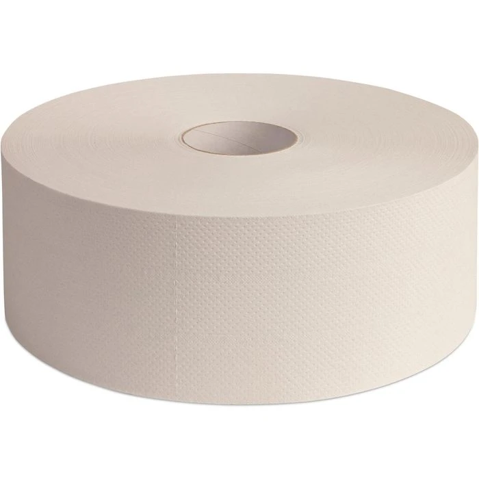 GreenHygiene Toilettenpapier Jupp, Jumbo, 2-lagig, Recycling, 380 M, 6 Rollen 4 GreenHygiene Toilettenpapier Jupp, Jumbo, 2-lagig, Recycling, 380 M, 6 Rollen – Bild 2