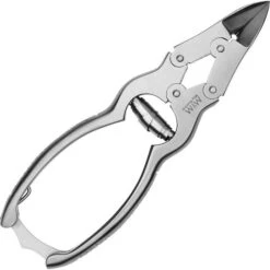 May Nagelzange KS-0004, Mit Gebogener Schneide, Für Starke Fußnägel, Edelstahl, Doppelt übersetzt