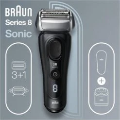 Braun Elektrorasierer Series 8 8460cc, Schwarz, Wet&Dry, 3+1 Scherkopf, Trimmer+Reinigungsstation -Franz-Mensch Shop 4f446fd95dfa527c20bfd7aefba1990ee378645b elektrorasierer braun series 8 8460cc schwarz