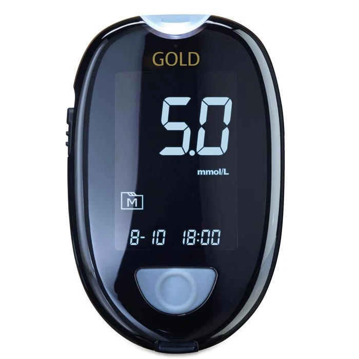 Aktivmed Blutzuckermessgerät GlucoCheck Gold, Set Mit 10 Teststreifen & 10 Lanzetten, Mmol/L 3 Aktivmed Blutzuckermessgerät GlucoCheck Gold, Set Mit 10 Teststreifen & 10 Lanzetten, Mmol/L