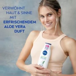 Nivea Bodylotion Aloe & Pflege, 5in1 Formel, Für Trockene Haut, 48h Feuchtigkeitspflege, 400ml 11 Nivea Bodylotion Aloe & Pflege, 5in1 Formel, Für Trockene Haut, 48h Feuchtigkeitspflege, 400ml -Franz-Mensch Shop 55c736f115a6a5e02f3ca8bd5178c410bbdb4a78 bodylotion nivea aloe und pflege 5in1 formel