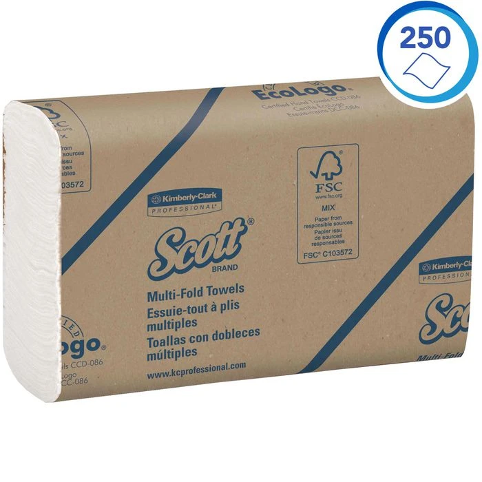 Kimberly-Clark Papierhandtücher Scott, 1804, 1-lagig, Multifold-Falz, 23,5 X 23,0cm, 4000 Stück 5 Kimberly-Clark Papierhandtücher Scott, 1804, 1-lagig, Multifold-Falz, 23,5 X 23,0cm, 4000 Stück – Bild 4