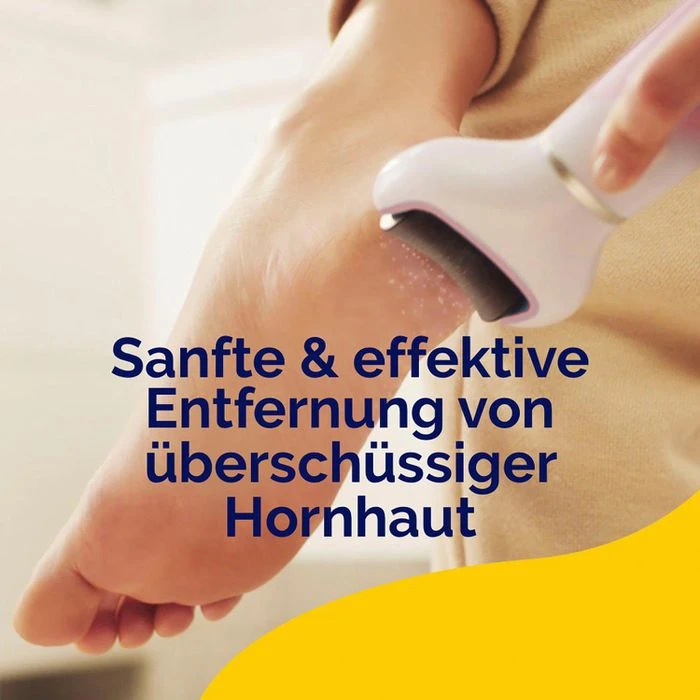 Scholl Hornhautentferner ExpertCare, Pink, Elektrisch, Starke Körnung, Mit Fersenrolle 7 Scholl Hornhautentferner ExpertCare, Pink, Elektrisch, Starke Körnung, Mit Fersenrolle – Bild 5