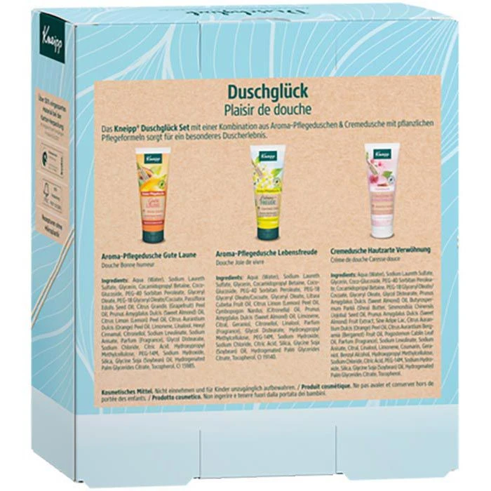Kneipp Geschenkset Duschglück, Aroma-Pflegeduschen & Cremedusche, 3-teilig 4 Kneipp Geschenkset Duschglück, Aroma-Pflegeduschen & Cremedusche, 3-teilig – Bild 2