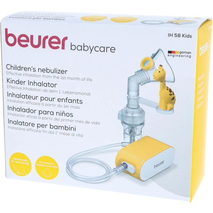 Beurer Inhalator IH 58 Kids, Elektrisch, Druckluft-Vernebler, 3 Aufsätze 7 Beurer Inhalator IH 58 Kids, Elektrisch, Druckluft-Vernebler, 3 Aufsätze – Bild 5