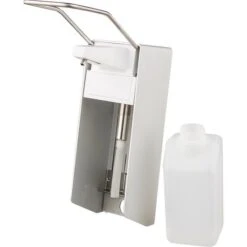 Böttcher-AG Seifenspender Eurospender Premium Line, Aluminium, Mit Armhebel, Silber, 500ml -Franz-Mensch Shop 6708f4f9ff3a6721077a8f2a6e8873acef2bc2f9 seifenspender boettcher ag eurospender premium line