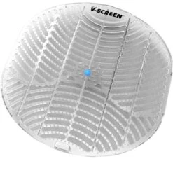 V-SCREEN Urinalsieb Blue, Cool Mint, 178 X 178mm, Transparent, Mit Duft, Minze