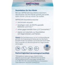 Impresan Desinfektionstücher 1016828, 10 Tücher, Für Haut, Hände & Flächen, Einzeln Verpackt -Franz-Mensch Shop 6a2fd52d565e70a81ed5b7912d7aeb798fb7952a desinfektionstuecher impresan 1016828 10 tuecher