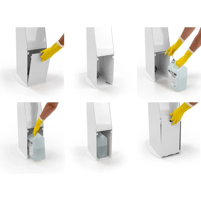 TTS Desinfektionsmittelspender 00004320, Mit Ständer & Fußpedal, Stehend, Weiß, 5 Liter 7 TTS Desinfektionsmittelspender 00004320, Mit Ständer & Fußpedal, Stehend, Weiß, 5 Liter – Bild 5