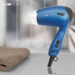 Clatronic Haartrockner HT 3429, Soft Touch-Gehäuse, Reisehaartrockner, Klappbar, 1200 Watt, Blau -Franz-Mensch Shop 6e094e756bac3f54f21a167214c55149185feb78 haartrockner clatronic ht 3429 soft touch gehaeuse