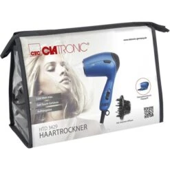 Clatronic Haartrockner HT 3429, Soft Touch-Gehäuse, Reisehaartrockner, Klappbar, 1200 Watt, Blau -Franz-Mensch Shop 7007f5028311482dfb97995b23ffda3caa240d52 haartrockner clatronic ht 3429 soft touch gehaeuse