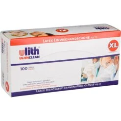 Ulith Latex Natur Gepudert Gr.XL Einmalhandschuhe, 100 Stück -Franz-Mensch Shop 7371c0b03a875cb1bcd6d3fde6f2830b7afe4eaa einmalhandschuhe ulith latex gepudert 81680