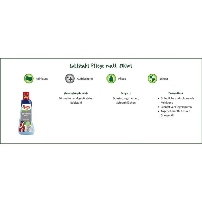 Poliboy Edelstahlreiniger Edelstahlpflege, 89200, Für Mattierten & Gebürsteten Edelstahl, 200ml 5 Poliboy Edelstahlreiniger Edelstahlpflege, 89200, Für Mattierten & Gebürsteten Edelstahl, 200ml – Bild 3