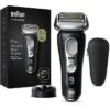 Braun Elektrorasierer Series 9 Pro Premium 9410s, Wet & Dry, 4+1 Scherkopf, Mit Trimmer & Reise-Etui