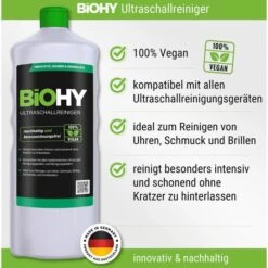BiOHY Ultraschallreiniger 100% Vegan, Konzentrat, Bio, Nachhaltig, 1 Liter 9 BiOHY Ultraschallreiniger 100% Vegan, Konzentrat, Bio, Nachhaltig, 1 Liter -Franz-Mensch Shop 80abaf505a81ab30a4763d63540d1c60552297e2 ultraschallreiniger biohy 100 vegan
