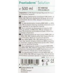 B.Braun Desinfektionsmittel Prontoderm, 400102, Hautdesinfektion, 500ml -Franz-Mensch Shop 855911ab64a630dacc5f5e8c46f5da31af105c37 desinfektionsmittel b.braun prontoderm 400102