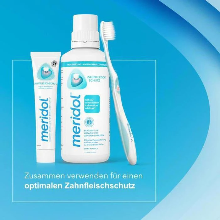 Meridol Mundspülung Zahnfleischschutz, Antibakteriell, Ohne Alkohol, 400ml 10 Meridol Mundspülung Zahnfleischschutz, Antibakteriell, Ohne Alkohol, 400ml – Bild 8