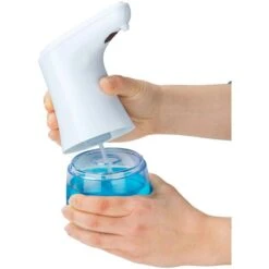 Wenko Desinfektionsmittelspender Diala, Kunststoff, Mit Infrarotsensor, Weiß, 360 Ml -Franz-Mensch Shop 8ceaaca98be41d1e6b99c2bf7cc48e753ffd5e18 desinfektionsmittelspender wenko diala