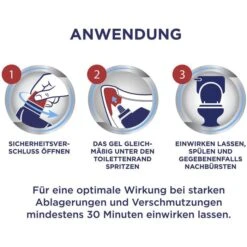 Domestos WC-Reiniger Kraft & Frische WC Gel, Ocean Fresh, Beseitigt 99,9% Der Bakterien, 750ml -Franz-Mensch Shop 9b616e67eb6257dd0d259bcc196726d1884c0744 wc reiniger domestos kraft und frische wc gel