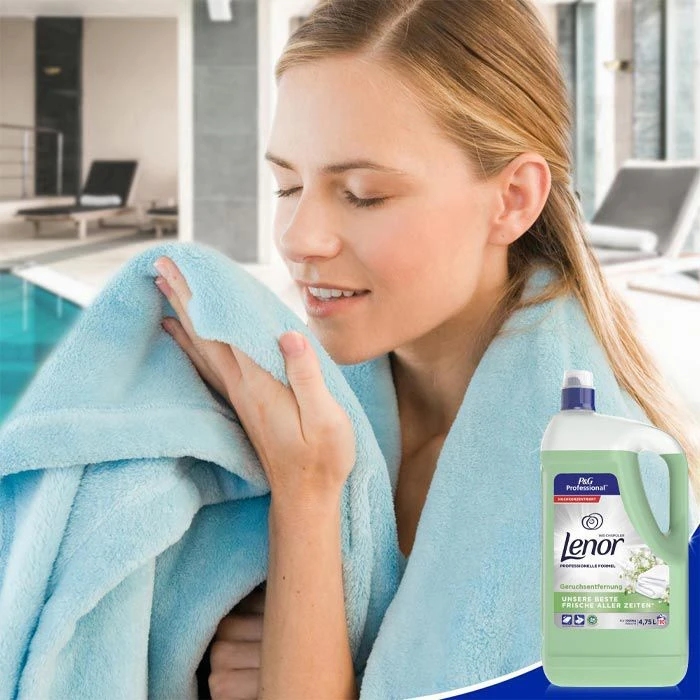 Lenor Weichspüler P&G Professional Odour, Eliminator, Konzentrat, 4,75 Liter, 190 WL 4 Lenor Weichspüler P&G Professional Odour, Eliminator, Konzentrat, 4,75 Liter, 190 WL – Bild 2