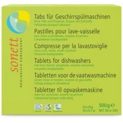 Sonett Spülmaschinentabs DE4028, Geschirr-Reiniger, 25 Tabs