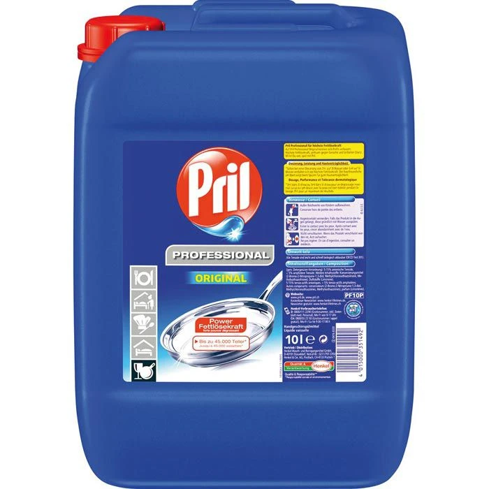 Pril Spülmittel Professional Original, 10 Liter Kanister 3 Pril Spülmittel Professional Original, 10 Liter Kanister