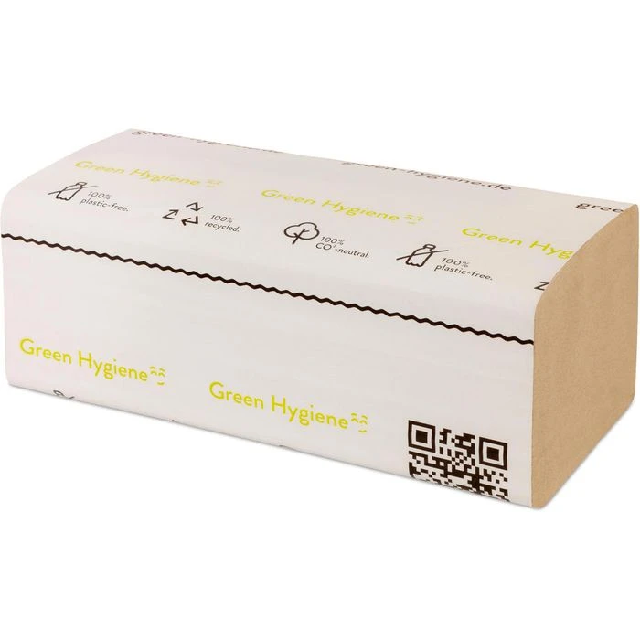 GreenHygiene Papierhandtücher Falk, 1-lagig, Zick-Zack-Falz, 25 X 23 Cm, Natur, 5000 Stück 7 GreenHygiene Papierhandtücher Falk, 1-lagig, Zick-Zack-Falz, 25 X 23 Cm, Natur, 5000 Stück – Bild 5