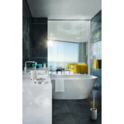 Blomus Zahnputzbecher Ara 68852, Edelstahl / Polystone, Stehend, Weiß -Franz-Mensch Shop a120d9a9bbc4cb4bca8420db81523240b71dcc19 zahnputzbecher blomus ara 68852