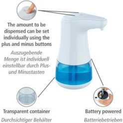 Wenko Desinfektionsmittelspender Diala, Kunststoff, Mit Infrarotsensor, Weiß, 360 Ml -Franz-Mensch Shop a15122777380e28174f16c1b50e5cde3bd5efaed desinfektionsmittelspender wenko diala
