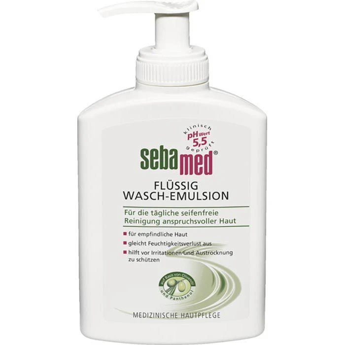 Sebamed Seife Flüssig Wasch-Emulsion Olive, Flüssigseife, Pumpspender, 200ml 3 Sebamed Seife Flüssig Wasch-Emulsion Olive, Flüssigseife, Pumpspender, 200ml