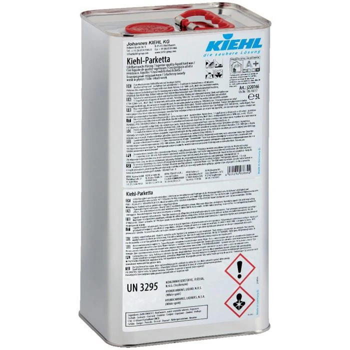 Kiehl Bodenpflege Edelhartwachs Parketta, Bohnerwachs, Kanister, 5 Liter 3 Kiehl Bodenpflege Edelhartwachs Parketta, Bohnerwachs, Kanister, 5 Liter